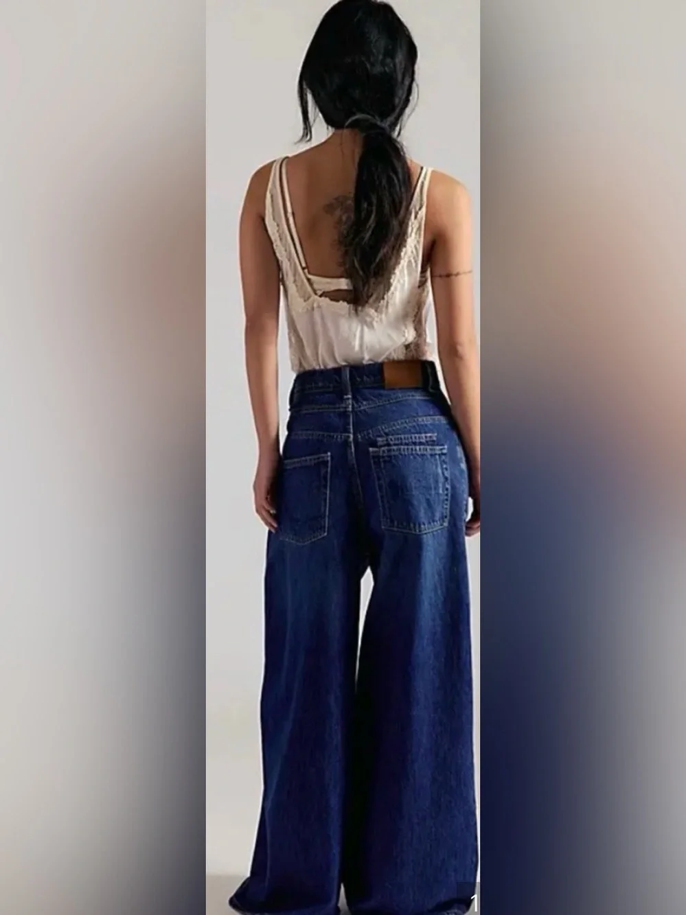 Free People We The Free Give And Take Baggy Wide-Leg Jeans. NWT. Lovers only